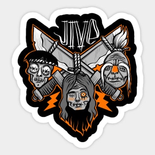 SHRUNKEN HEADS Sticker